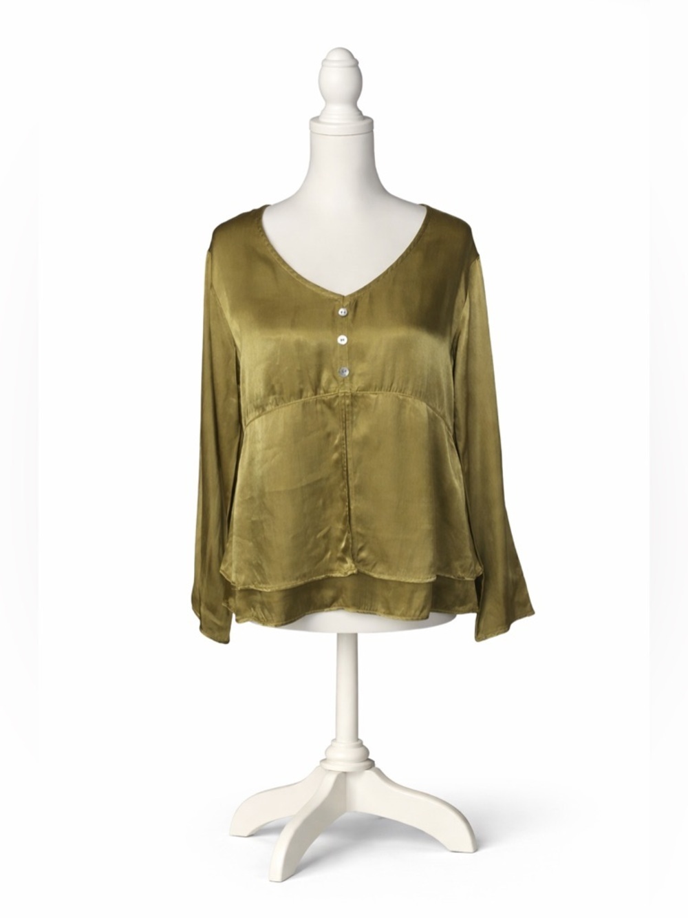 NWT Y2K TWO Star Dog Green Blouse M
